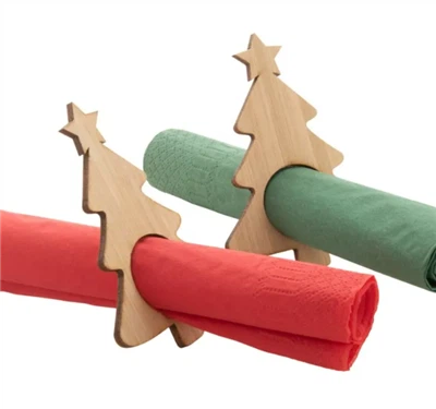 Servietringe til juletræ træ